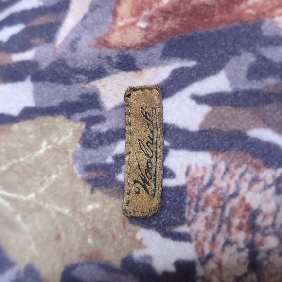 VTG Woolrich Mossy Oak Lightweight Fall Camo Bomber Jacket Size XL Outdoor Guide - Picture 4 of 11